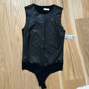 Commando Faux Leather Bodysuit